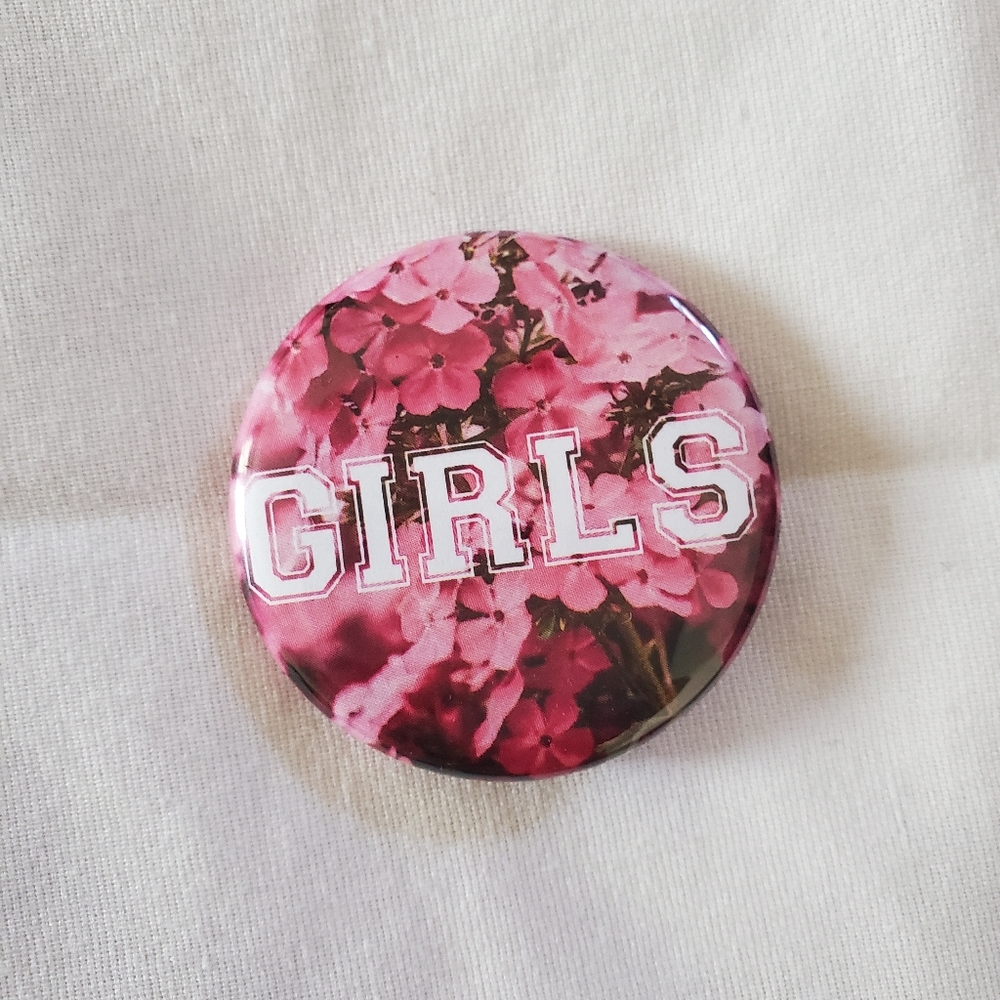 Feminist "GIRLS" Pin